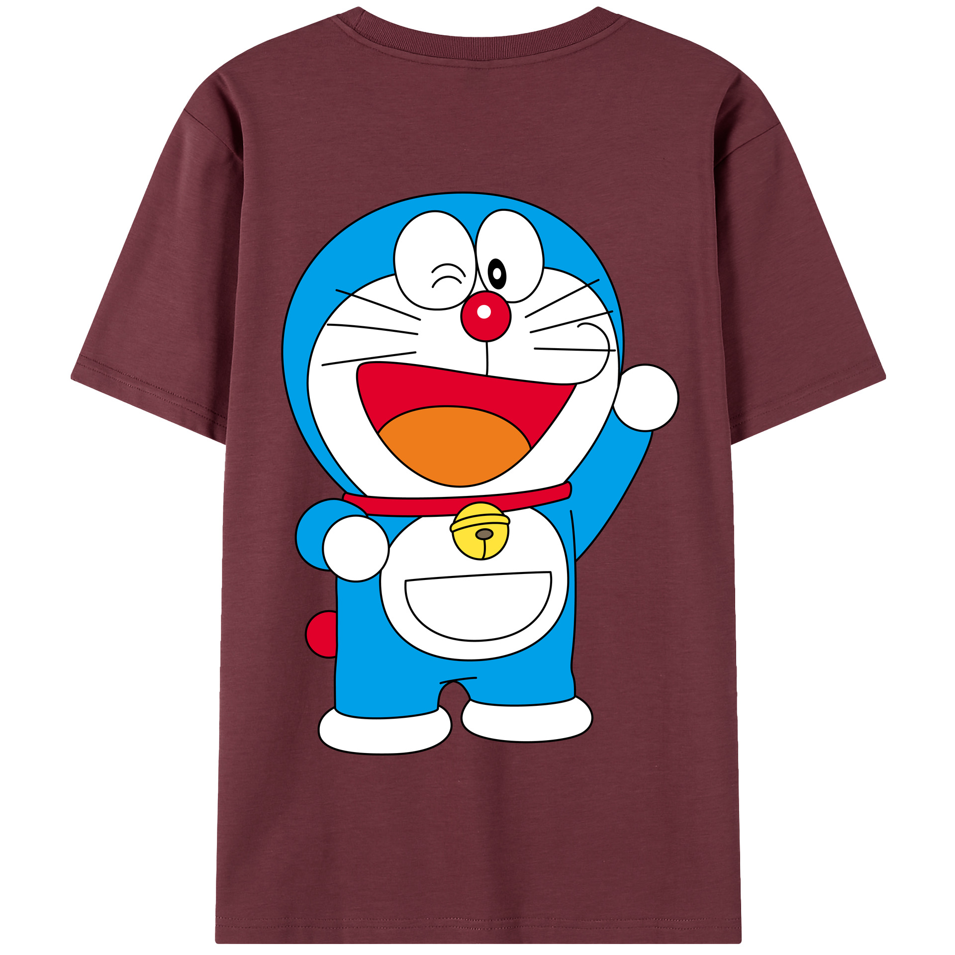 （画像用） ドラえもん Doraemon 綿100％半袖Tシャツ（背面プリント）